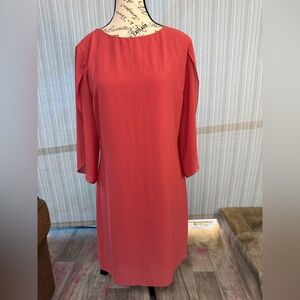 Grace Karin Coral Long Sleeve Shift Dress